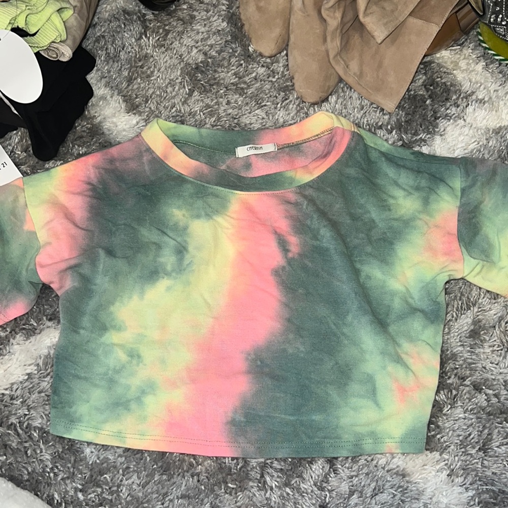 Cherish- Multi Colored Crop- One Size